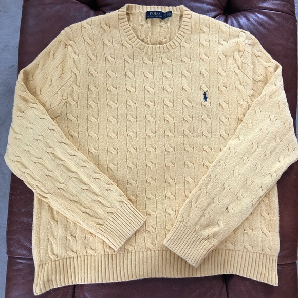 Polo Ralph Lauren Other - Polo Ralph Lauren cotton cable crew sweater XXL